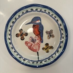 Anthropologie Nathalie Lete Bird Dinner Plate